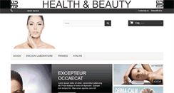 Desktop Screenshot of healthbeauty.ro
