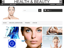 Tablet Screenshot of healthbeauty.ro